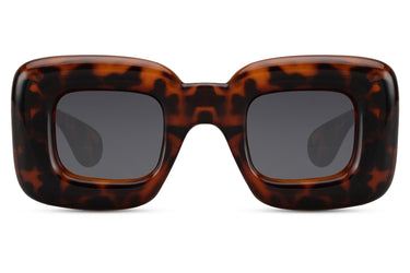 Heart-shaped sunglasses with pink lenses
